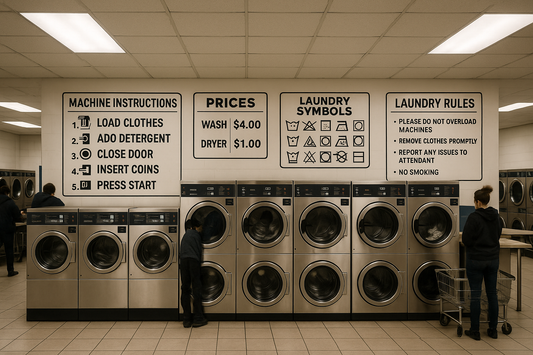 Top 10 Signs and Decals for Laundromats
