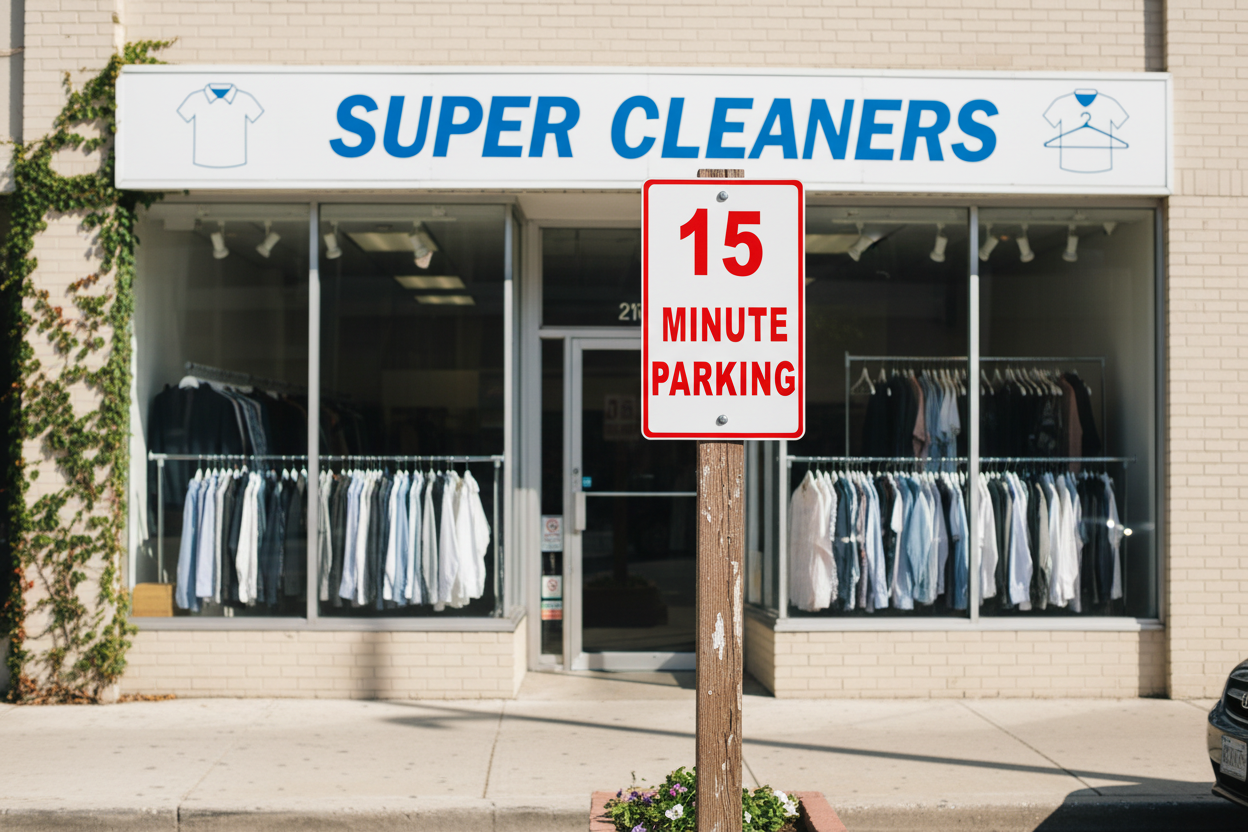 15 Minute Parking Sign Sala Graphics