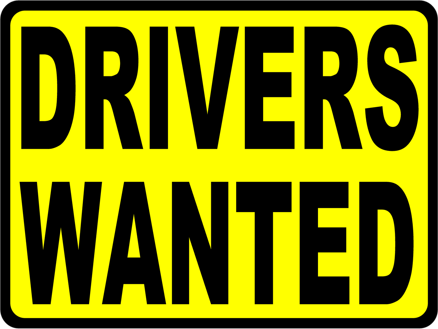 Drivers Wanted Decal