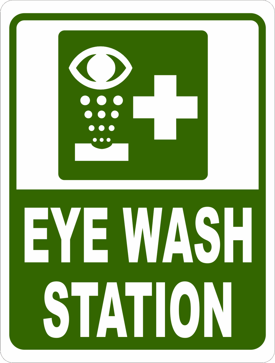 Eye Wash Station Sign – Signs by SalaGraphics eye-wash-station-sign-signs-by-salagraphics
