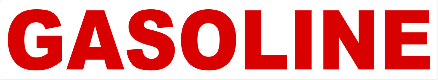 Gasoline Decal
