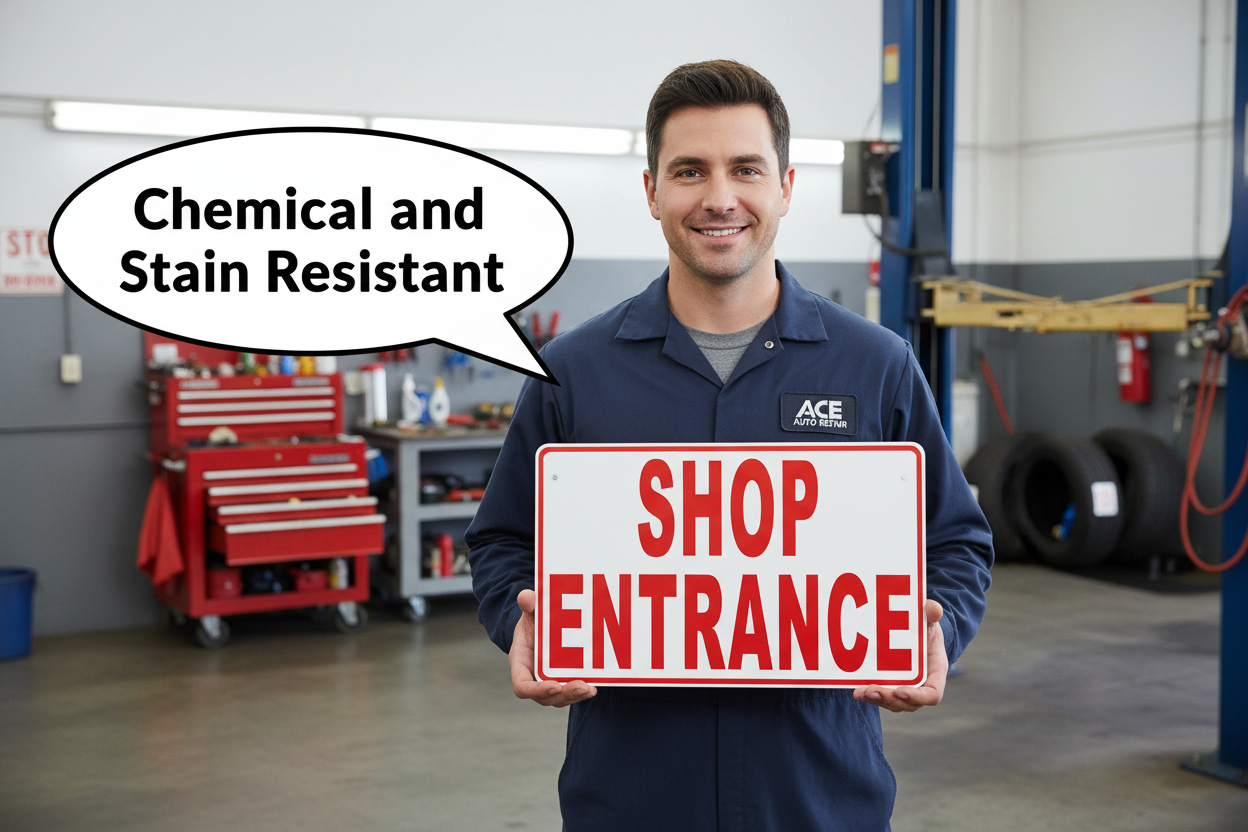 Shop Entrance Sign salagraphics