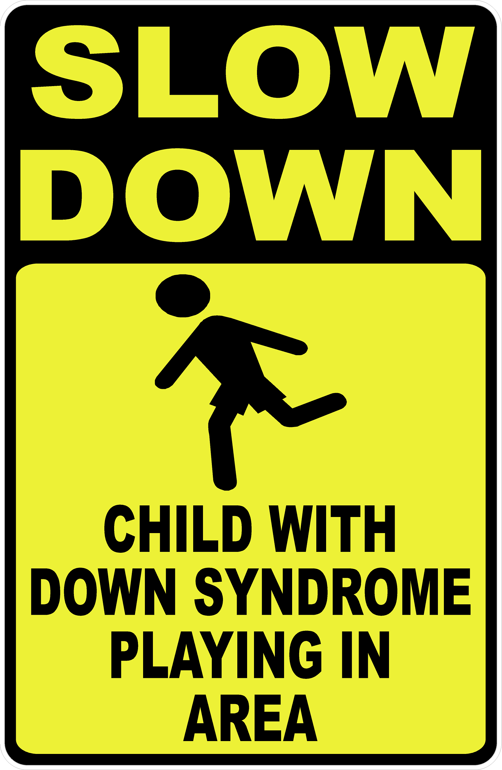 Down Syndrome Child Playing Sign