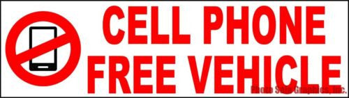 Cell Phone Free Vehicle Magnet Details