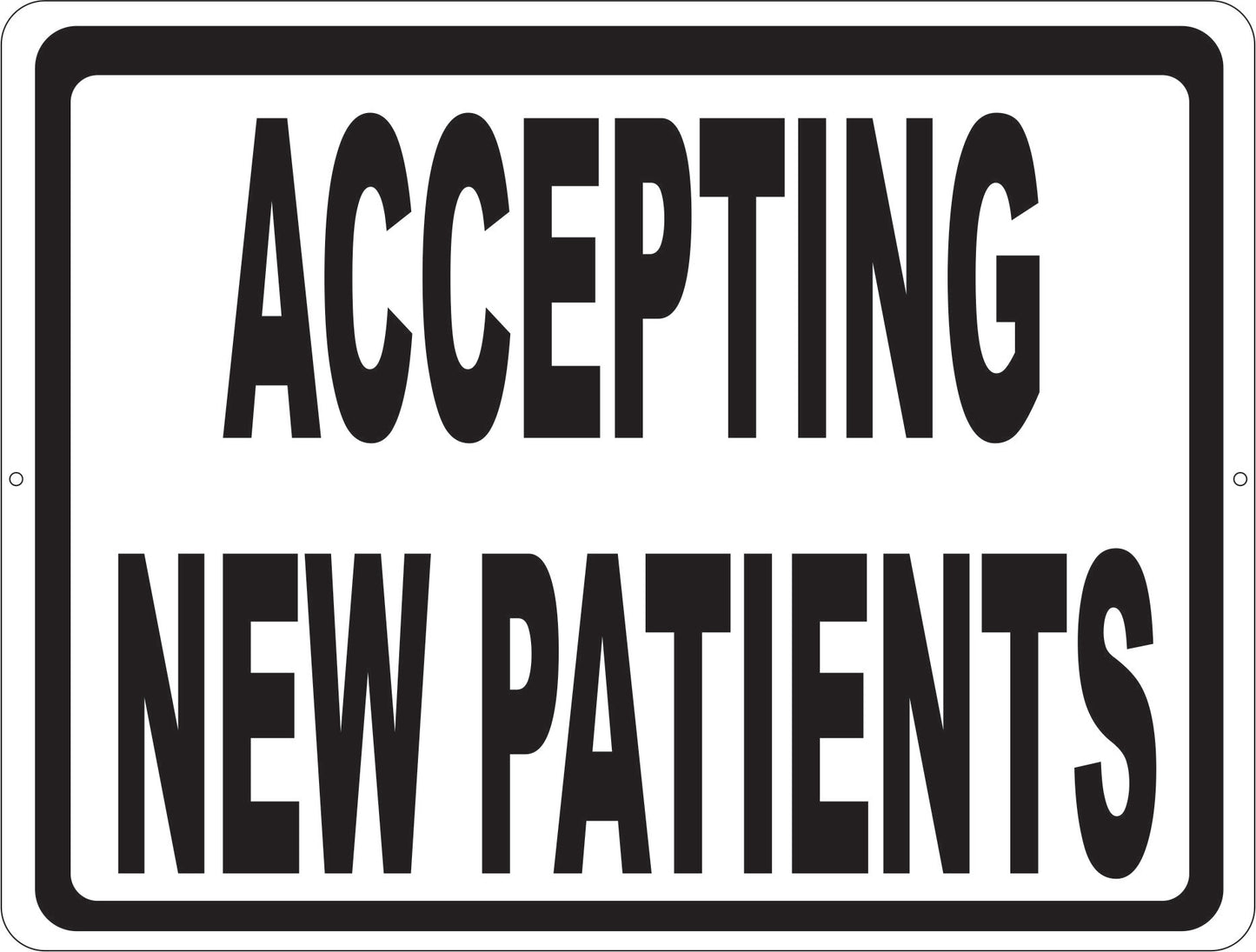 Accepting New Patients Sign