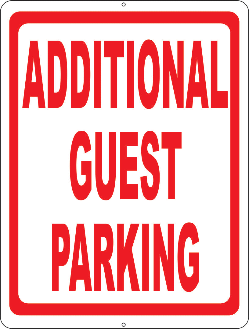 Additional Guest Parking Sign