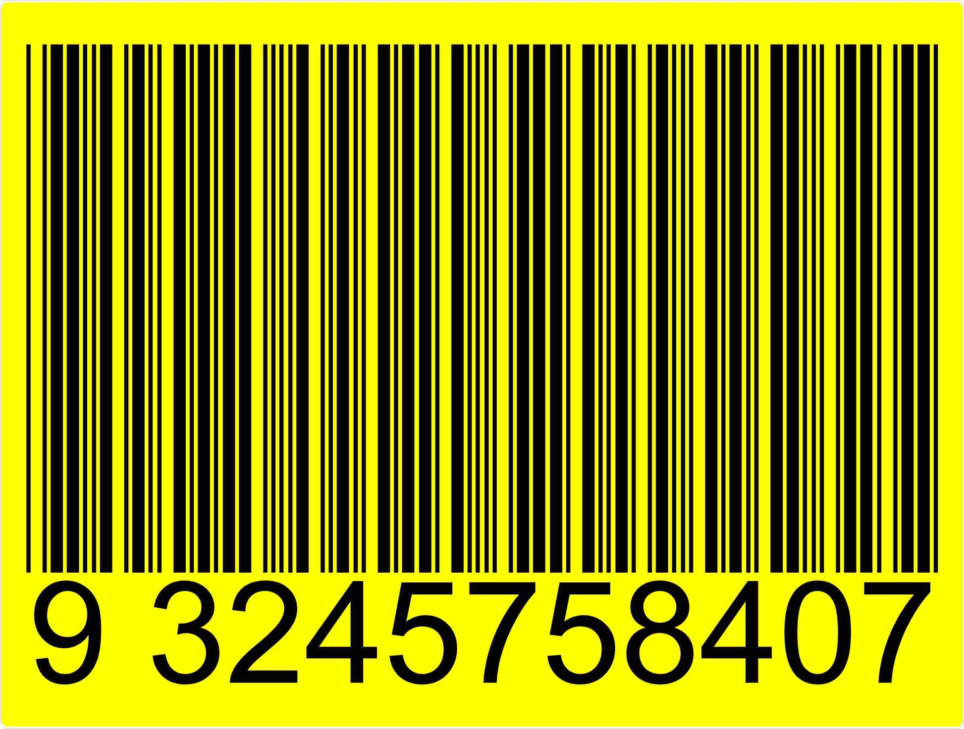 Warehouse Bar Code Label