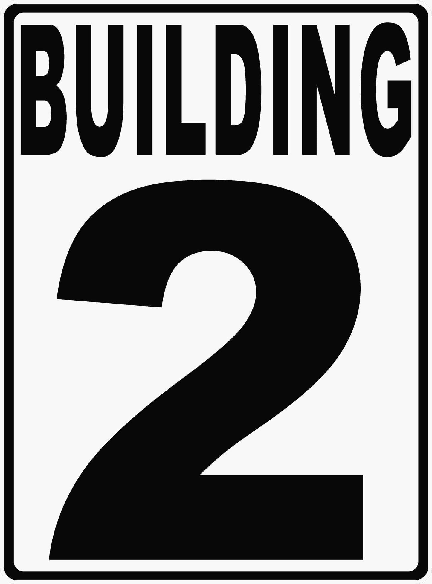 Building Numbering Sign