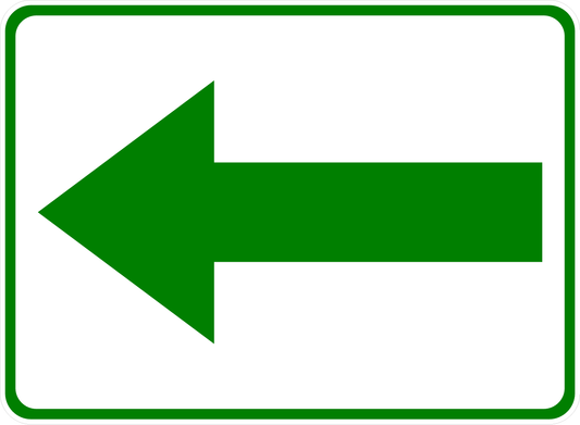 Directional Arrow Sign