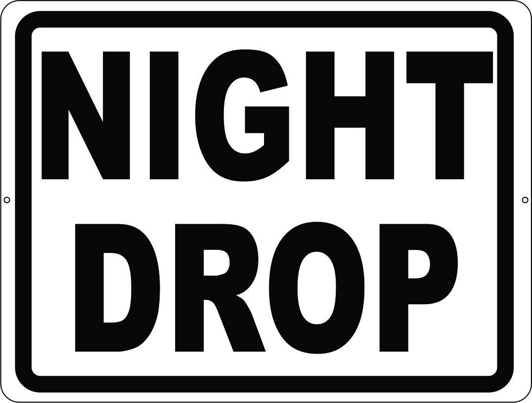 Night Drop Sign