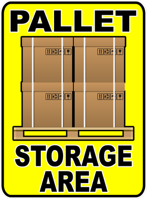 Pallet Storage Area Floor Decal