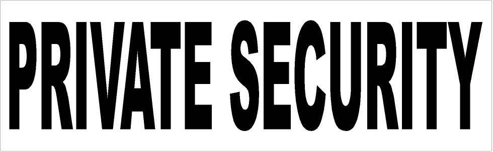 Armed Guard/Guard/Protective Services/Security Vehicle Magnet