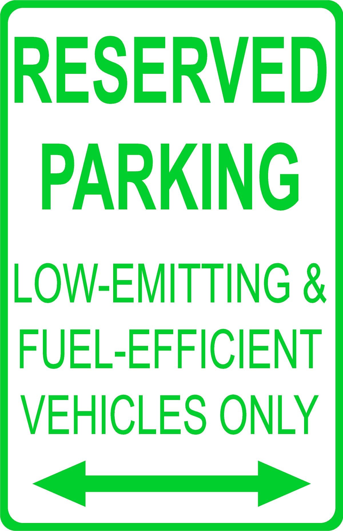 Reserved Parking Low-Emitting & Fuel Efficient Vehicles Only