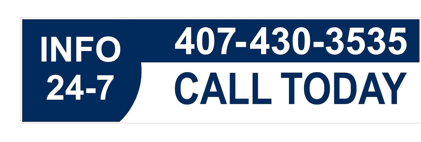 Custom 6"x24" Real Estate Rider Sign
