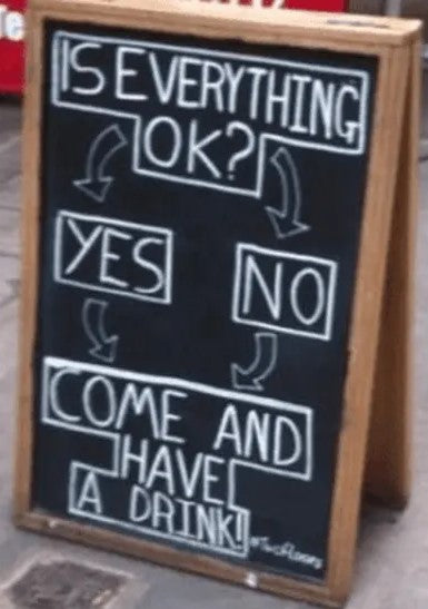 Funny Sign of the Week. Everyone likes having a choice!