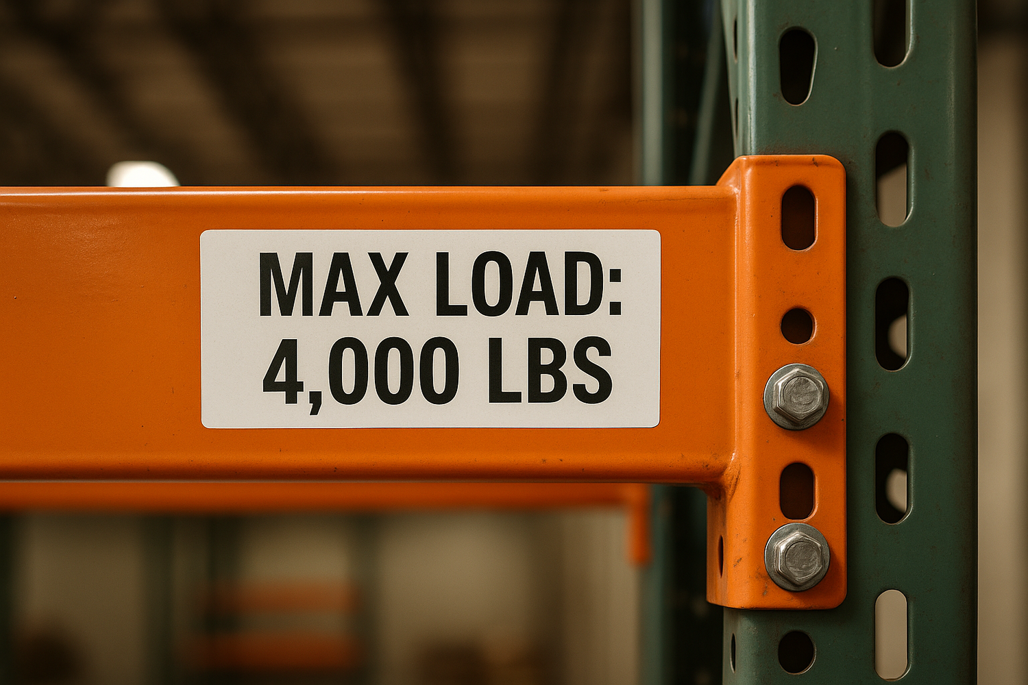 Weight Capacity Decals