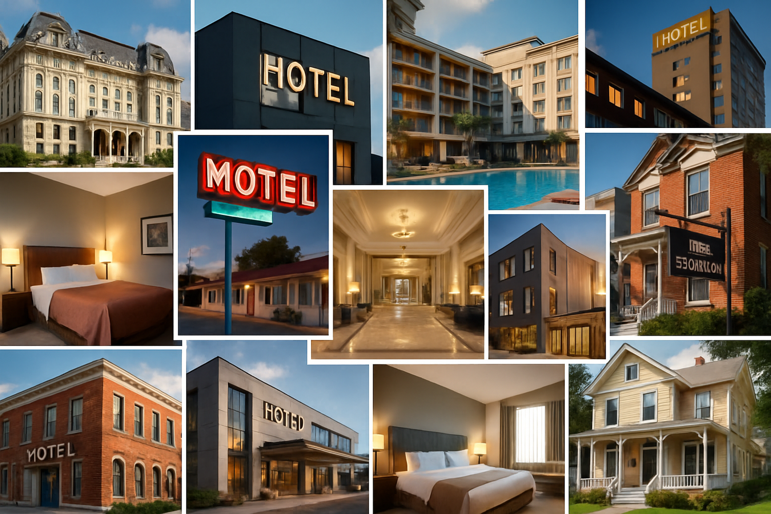 Hotel and Motel Signs