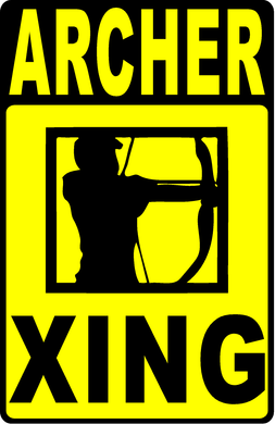 Arching Xing Sign