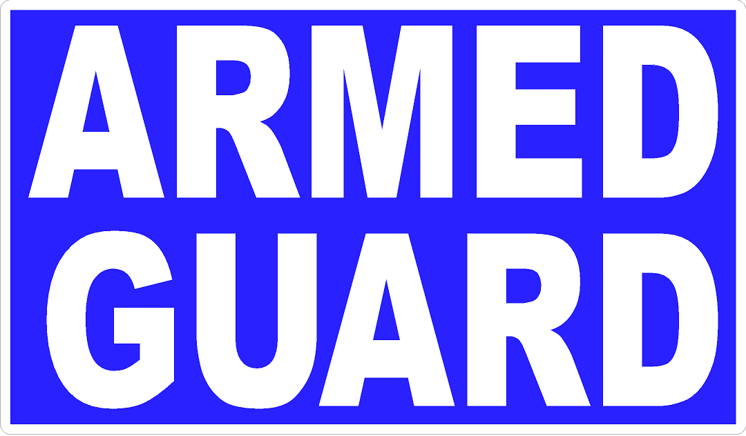 Armed Guard Decal Multi-Pack – Signs by SalaGraphics