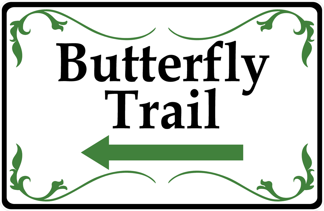 Butterfly Trail Sign