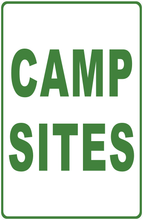 Camp Sites with optional Directional Arrow Sign
