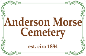 Custom Designed Cemetery Sign