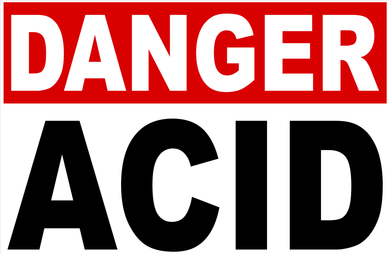 Danger Acid Sign