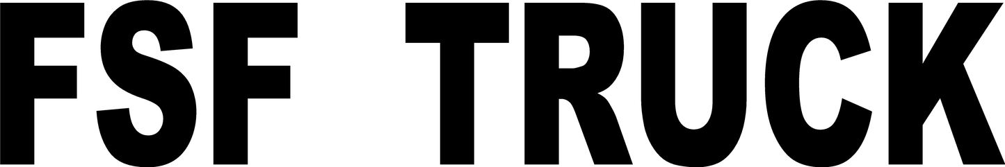 US DOT Vehicle Numbers Decal