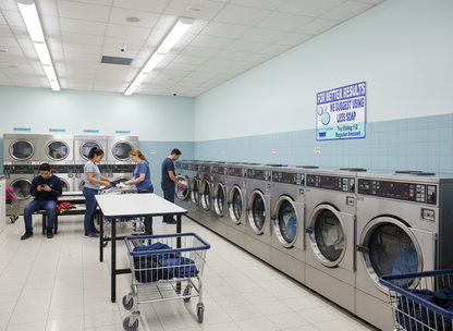 For Better Results Use Less Soap Laundromat Washing Machine Sign