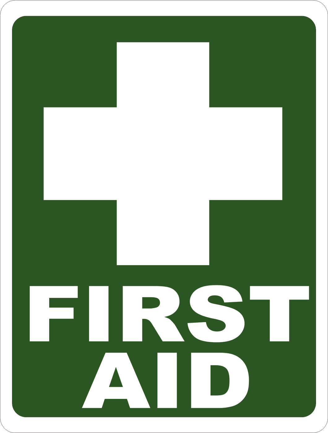 First Aid Sign – Signs by SalaGraphics