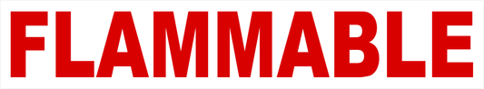 Flammable Decal 
