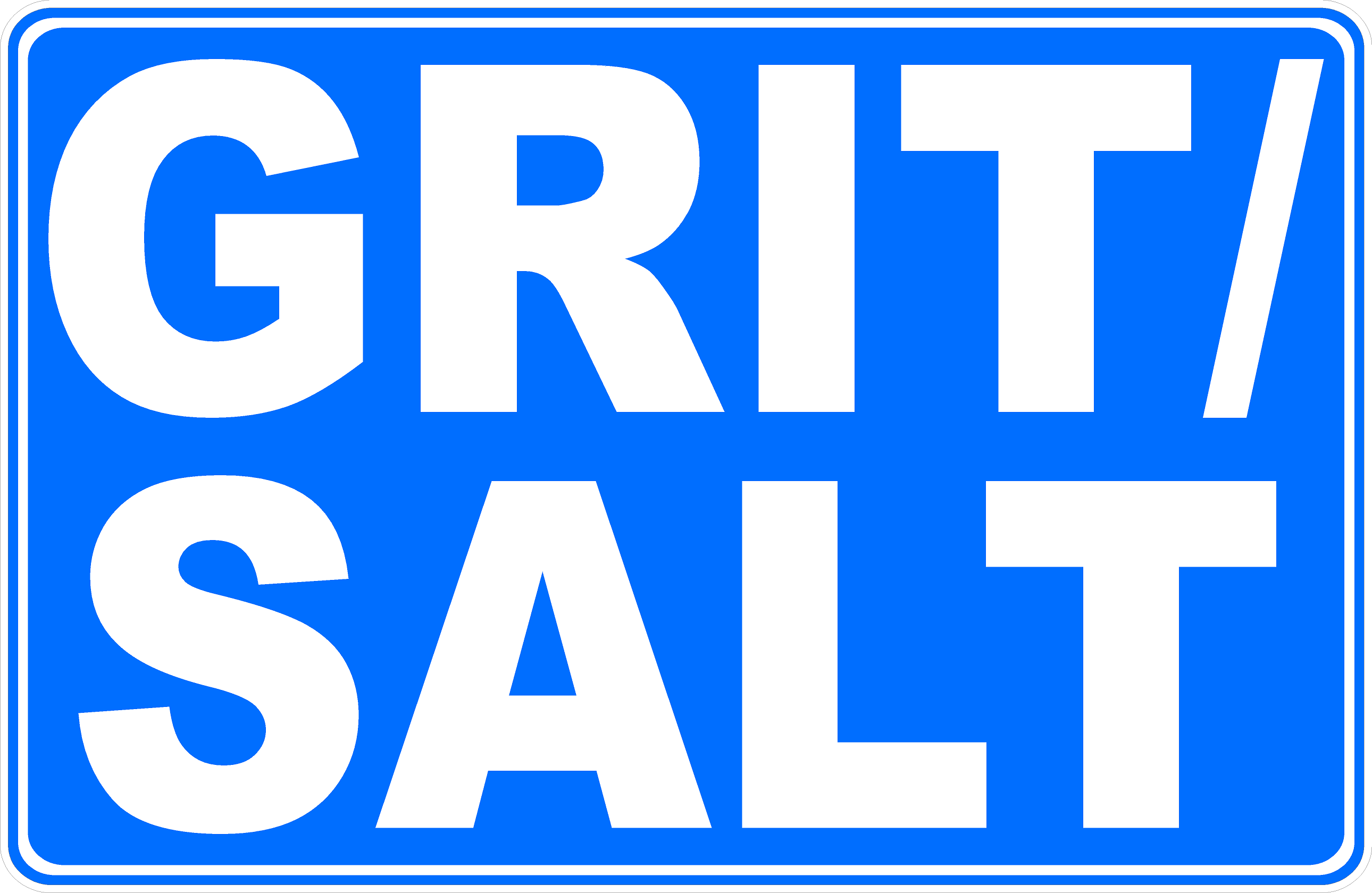 Grit/Salt Sign – Signs by SalaGraphics