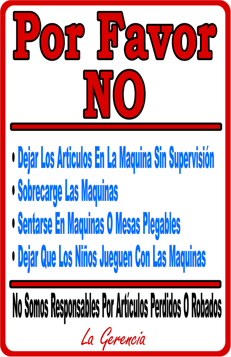 Laundromat Rules And Liability Sign Signs By SalaGraphics laundromat-rules-and-liability-sign-signs-by-salagraphics