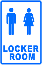 Locker Room Sign
