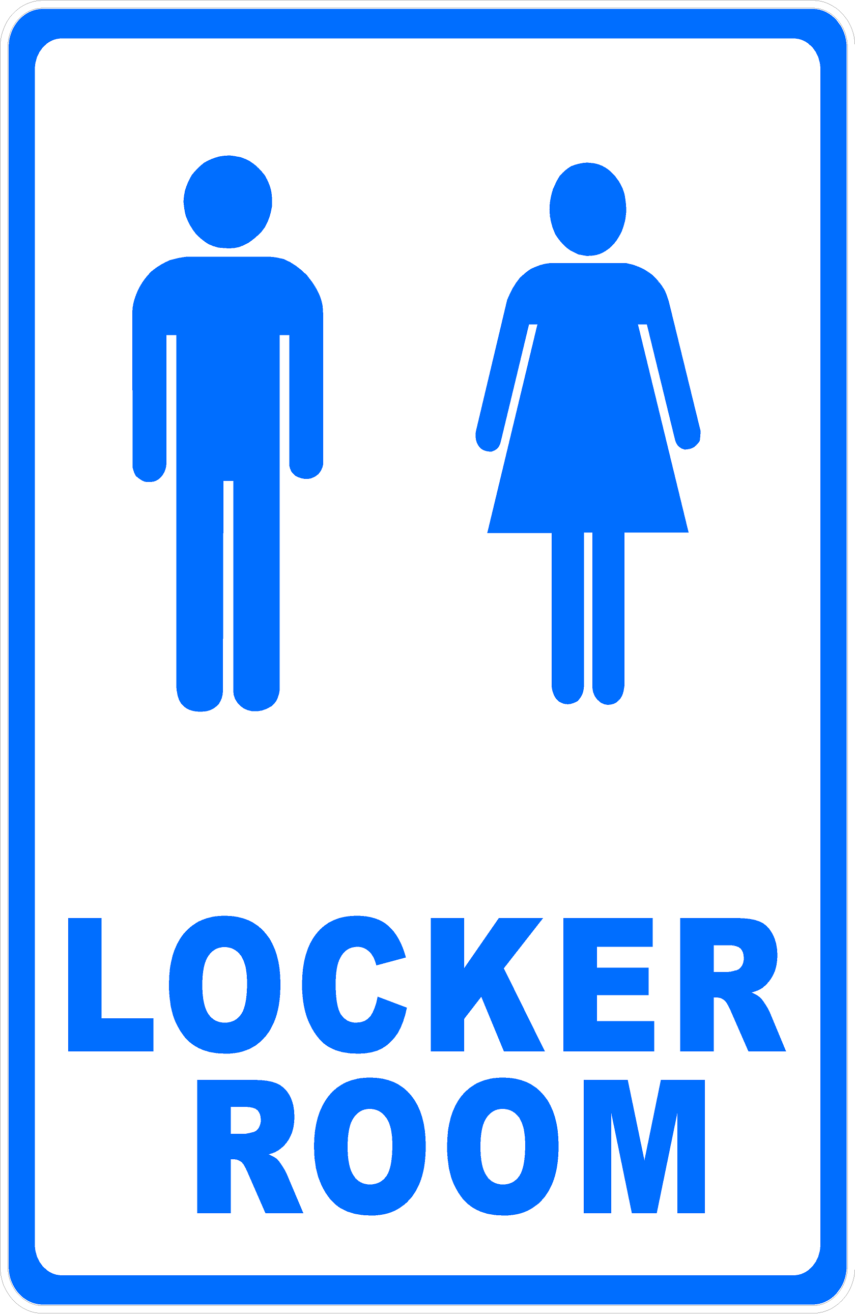 Locker Room Sign – Signs by SalaGraphics