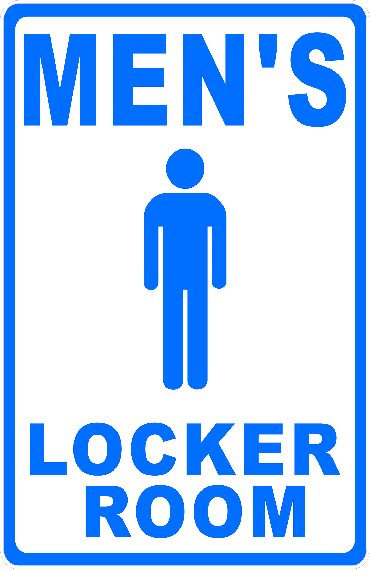 Locker Room Sign