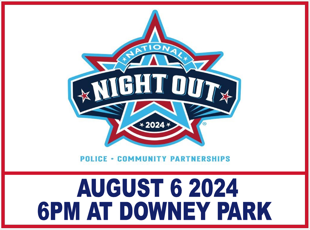 National Night Out Yard Sign