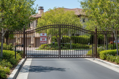 No Parking Gate Entrance Sign by Sala Graphics