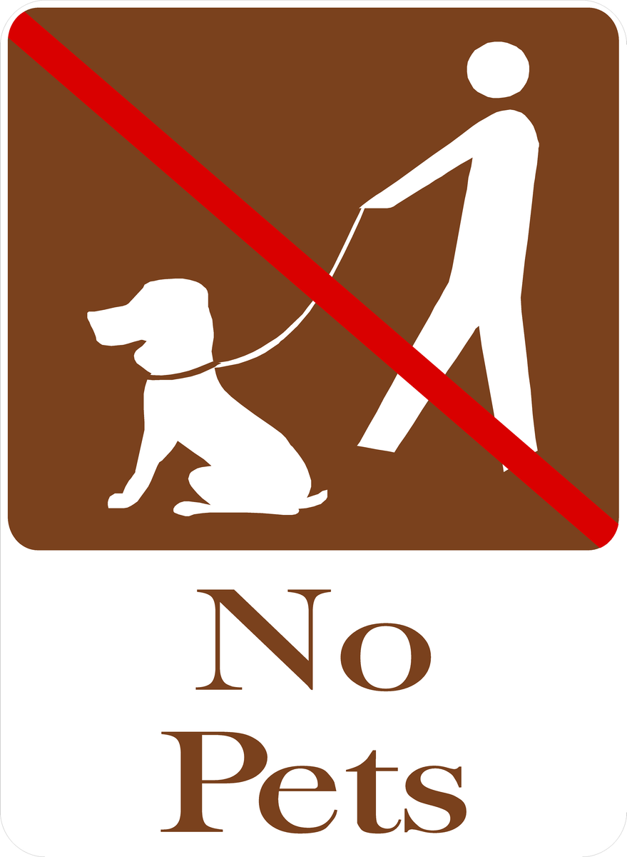 No Pets Sign – Signs by SalaGraphics