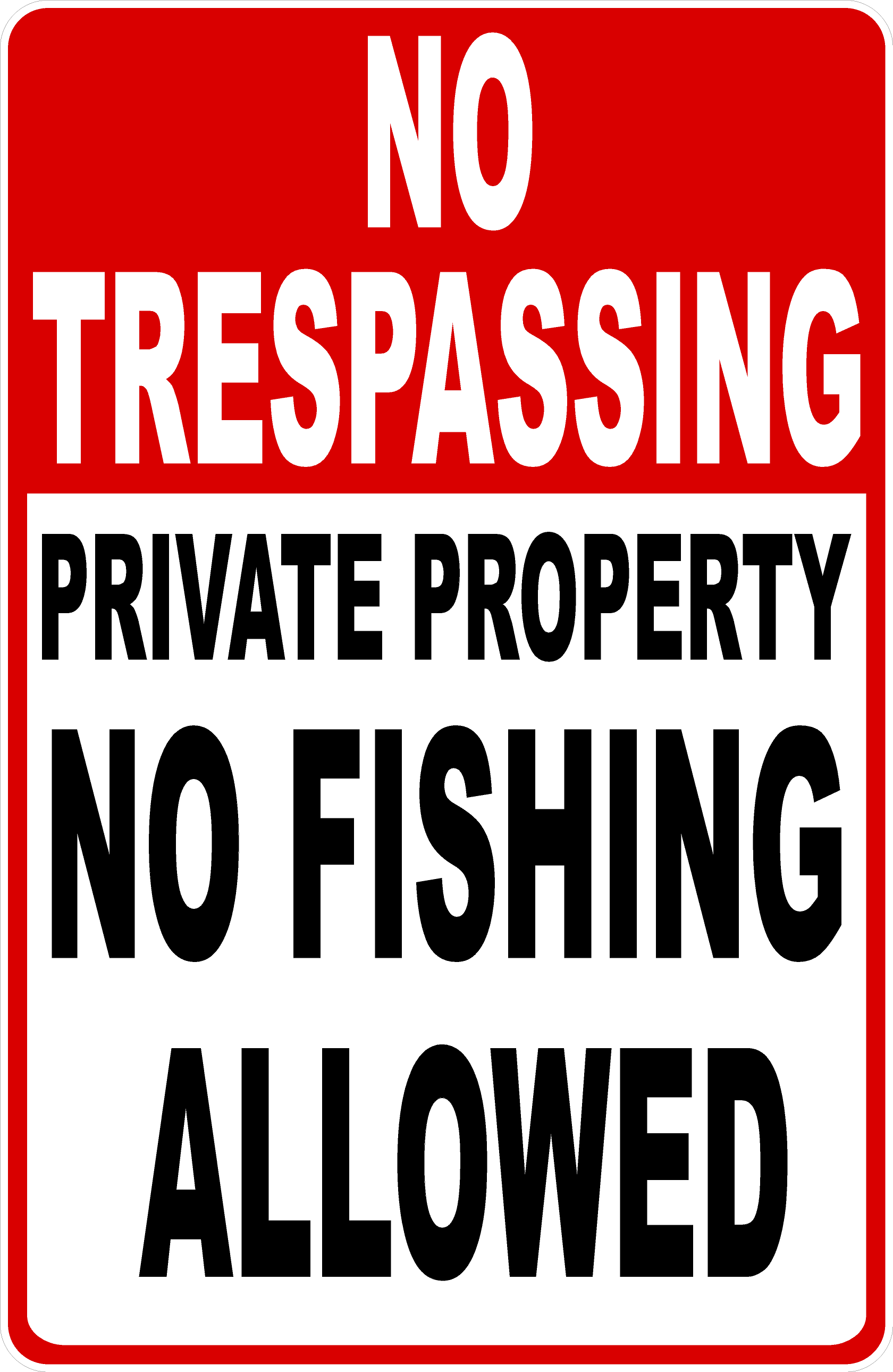 Fish Handling Sign Fishing Allowed Sign