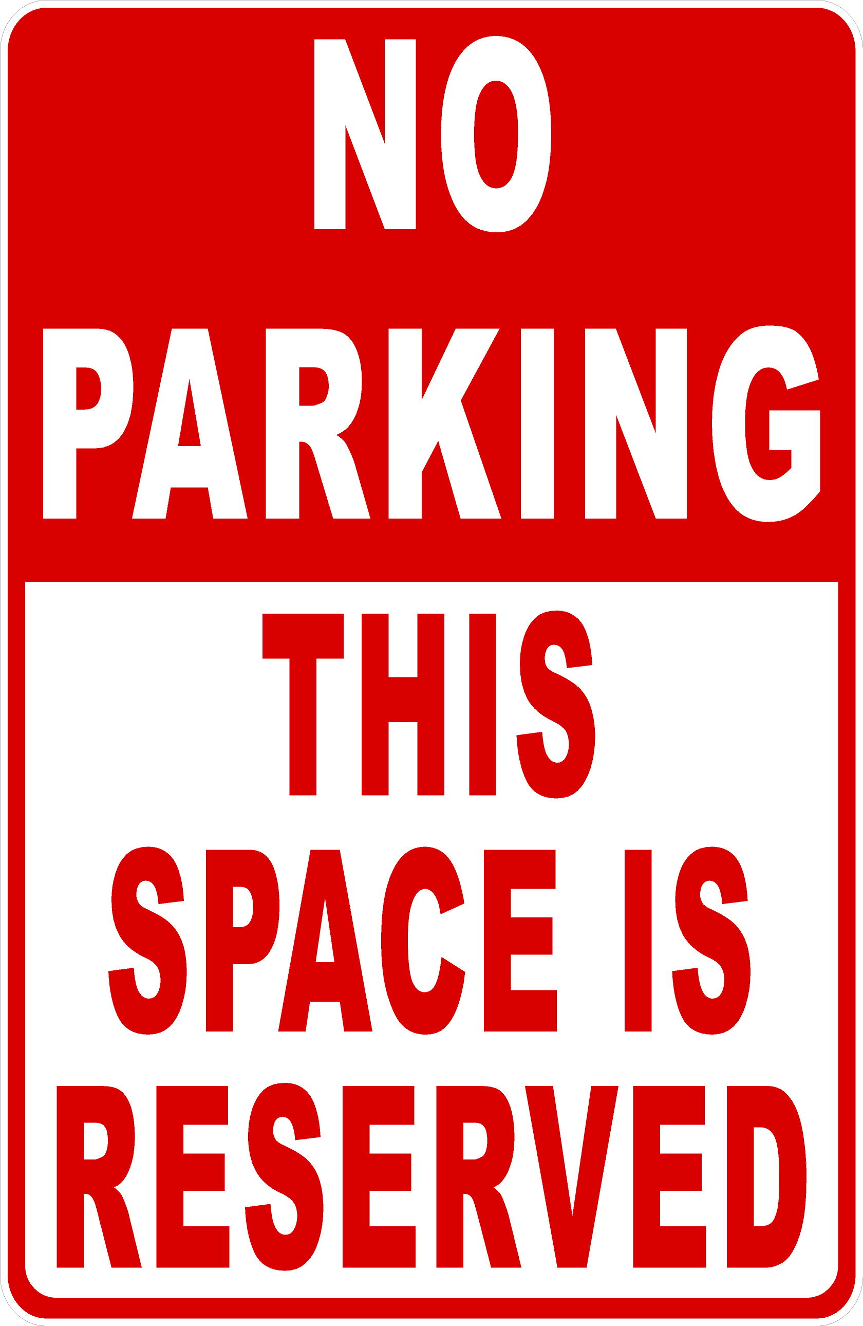 Printable No Parking Keep Clear Sign