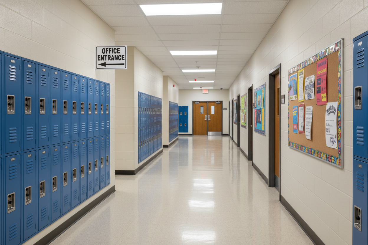 Office Entrance with left Arrow Sala Graphics