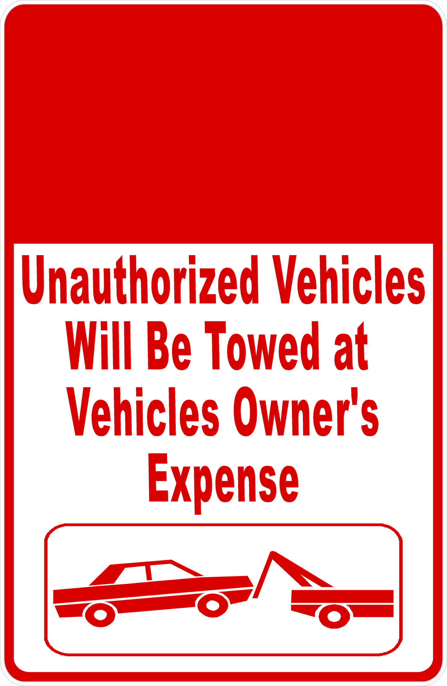 Custom Parking Sign