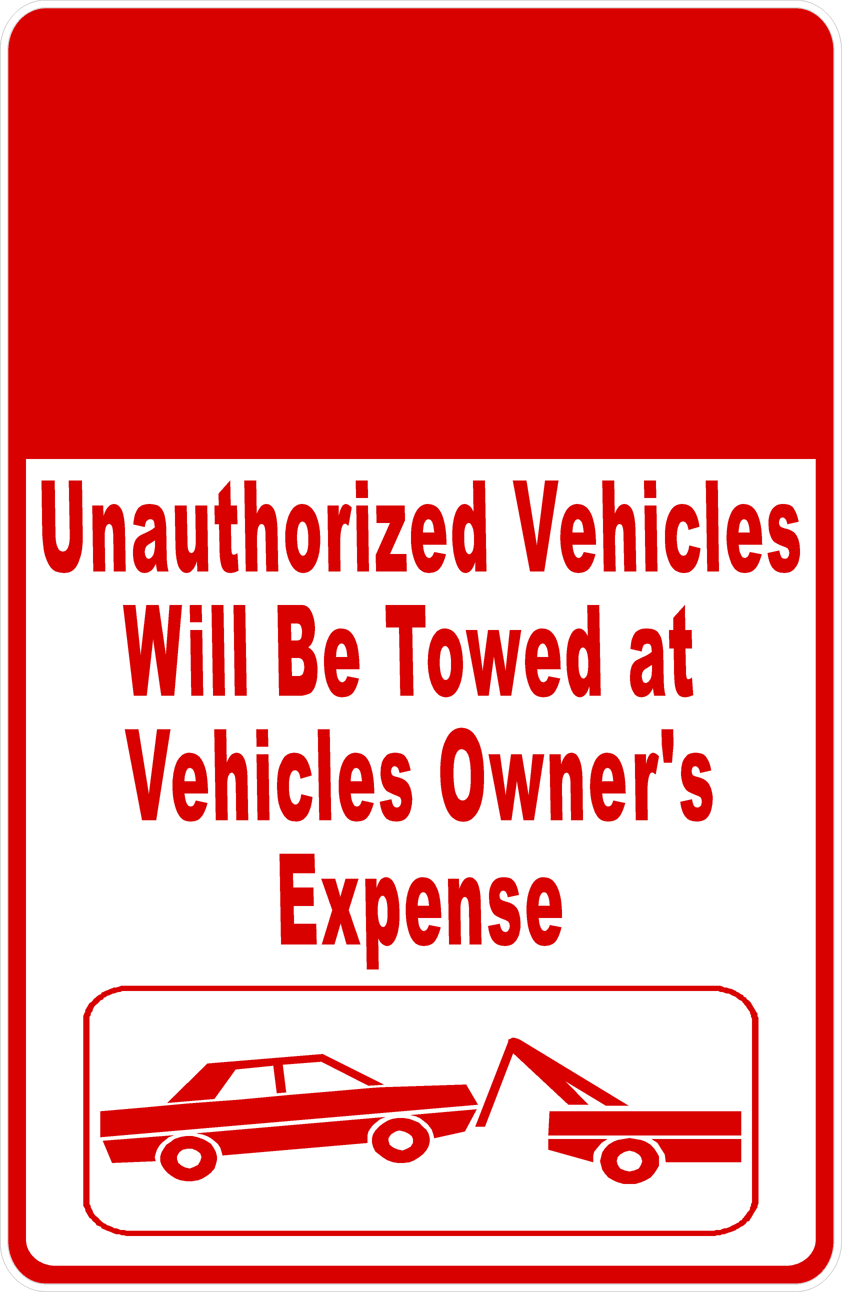 Custom Parking Sign