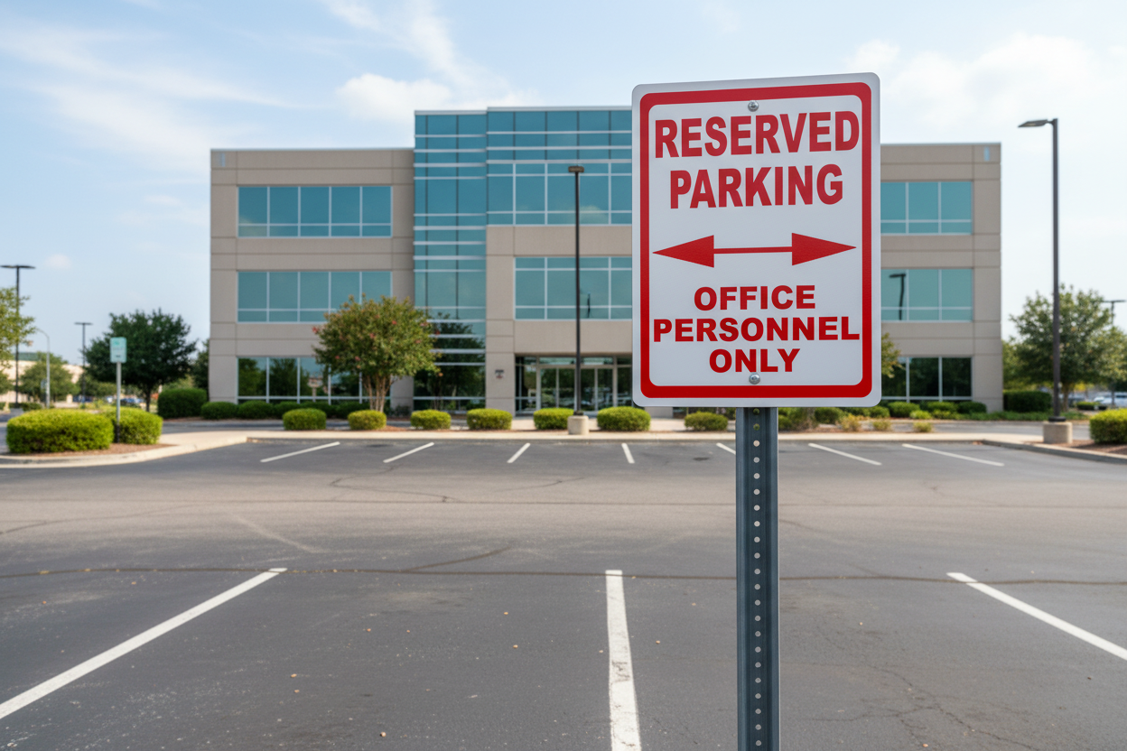 Reserved Parking for Office Personnel Sign Sala Graphics