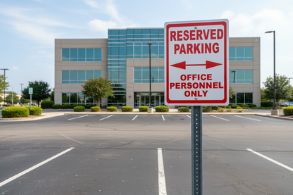 Reserved Parking for Office Personnel Sign Sala Graphics