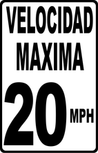 Speed Limit (Your Choice) MPH Sign English and Spanish Versions