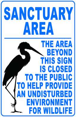 Sanctuary Area Sign