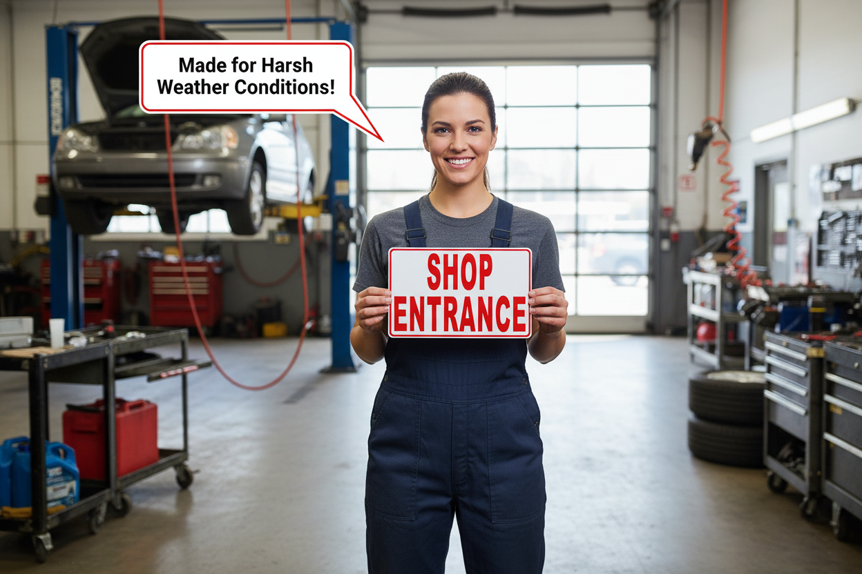 Shop Entrance Sign SalaGraphics