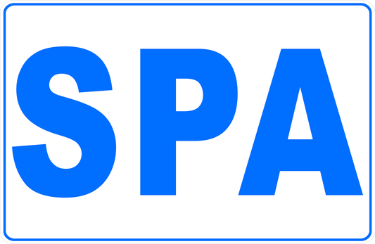 Spa with Optional Directional Arrow Sign